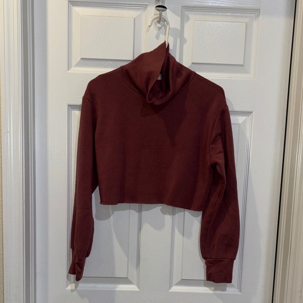 Project Social T Urban Outfitters UO Cropped Hoodie Sweatshirt Size SmallM - Picture 1 of 8